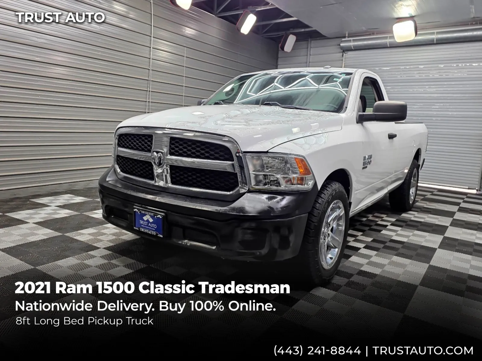 2021 Ram 1500 Classic Tradesman Regular Cab 8FT Bed Pickup Truck w/Toolbox for sale in Sykesville, MD