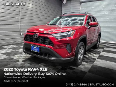 Red 2022 Toyota RAV4 XLE AWD SUV w/Convenience Pkg for sale in Sykesville, MD