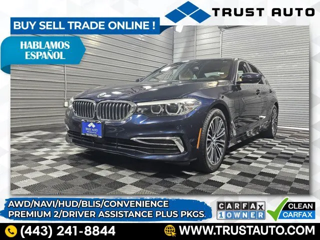 2019 BMW 5 Series 530i xDrive AWD Luxury Sedan w/Convenience Pkg for sale in Sykesville, MD