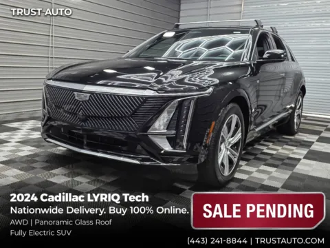 Black 2024 Cadillac LYRIQ Tech AWD Electric SUV for sale in Sykesville, MD