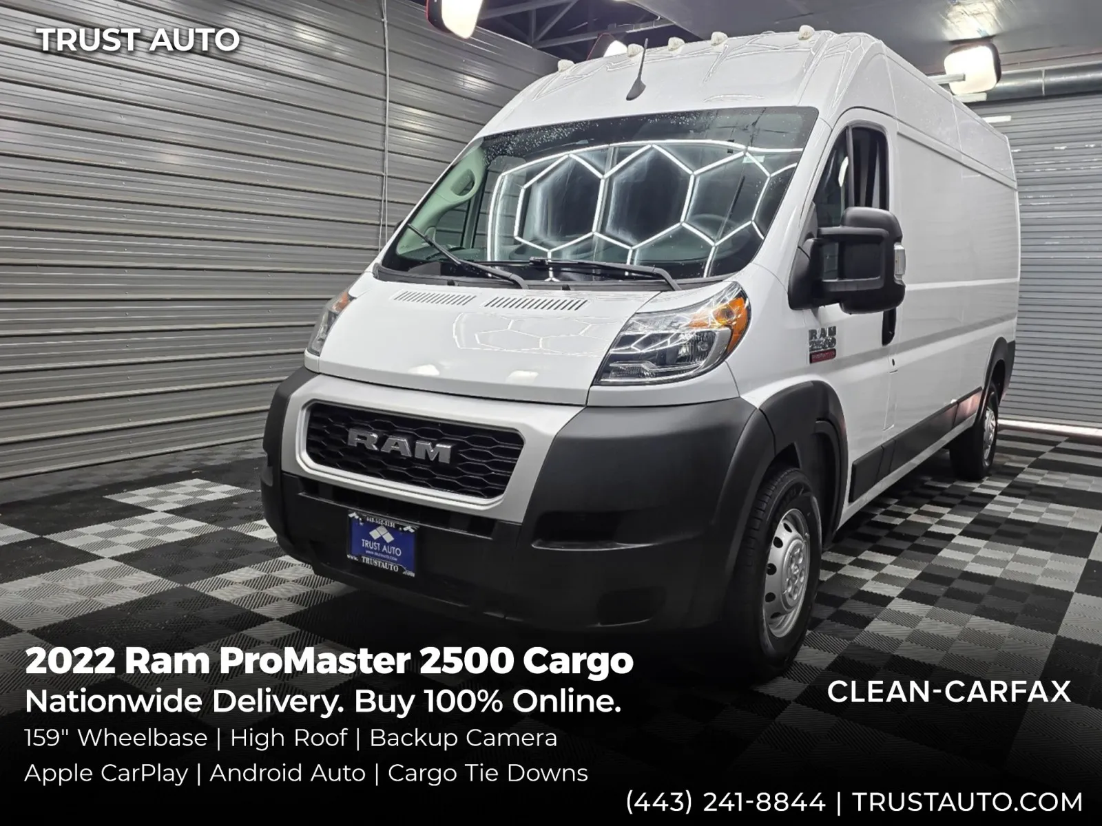 2022 Ram ProMaster 2500 Cargo 159''WB High Roof Minivan/Van for sale in Sykesville, MD