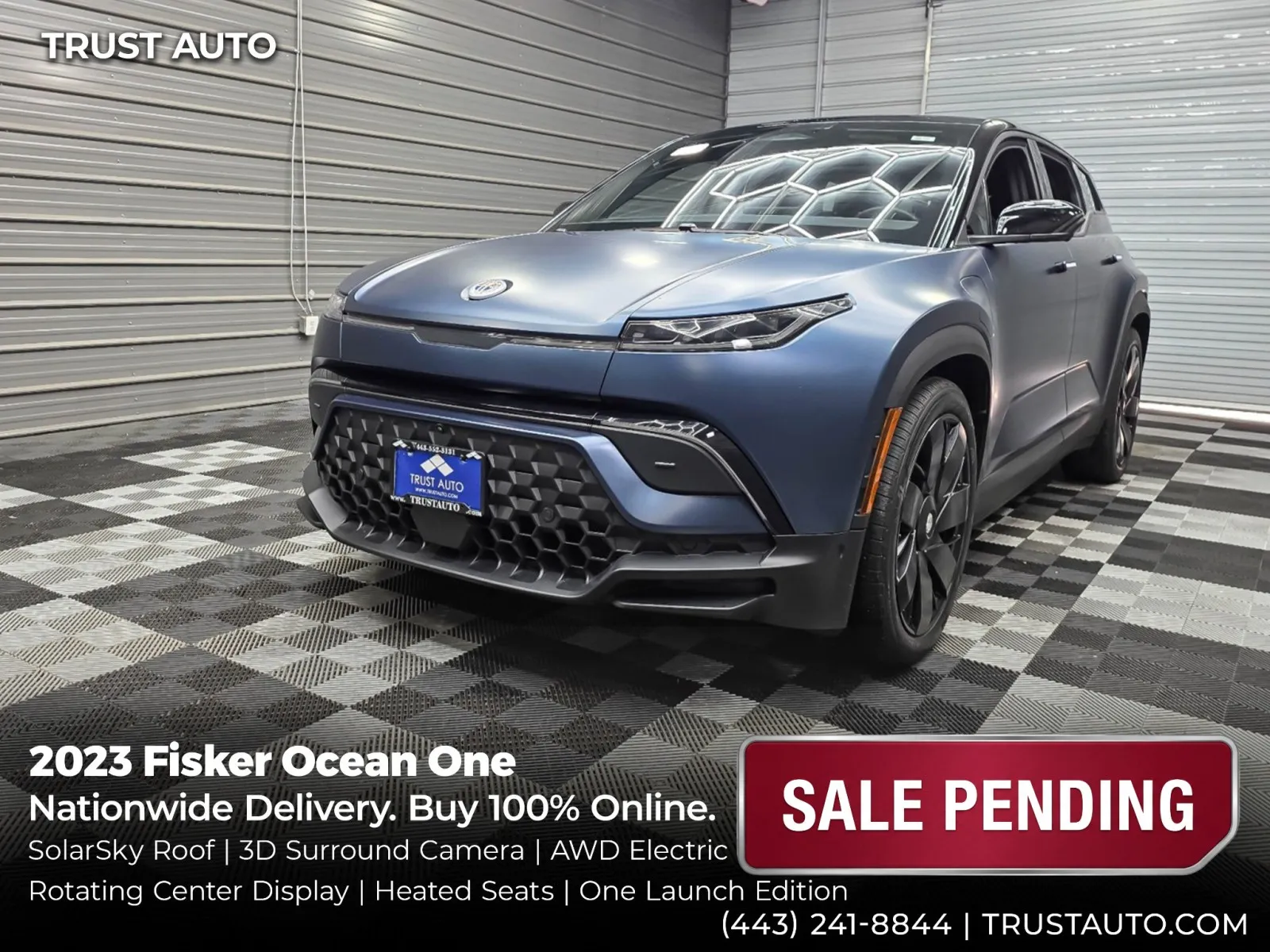 2023 Fisker Ocean One AWD Electric SUV for sale in Sykesville, MD