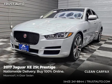 Silver 2017 Jaguar XE 25t Prestige Sedan for sale in Sykesville, MD
