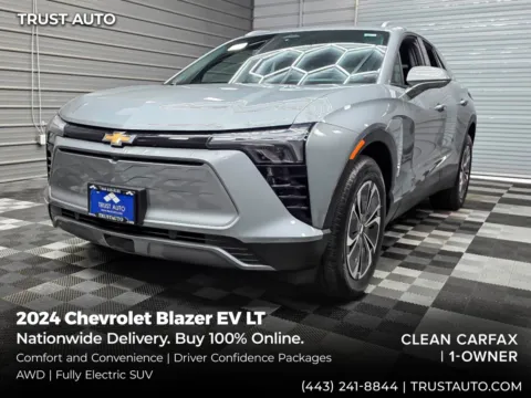 Gray 2024 Chevrolet Blazer EV LT AWD Electric SUV w/Comfort/Convenience Pkg for sale in Sykesville, MD