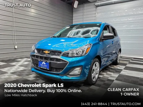 Blue 2020 Chevrolet Spark LS Hatchback for sale in Sykesville, MD