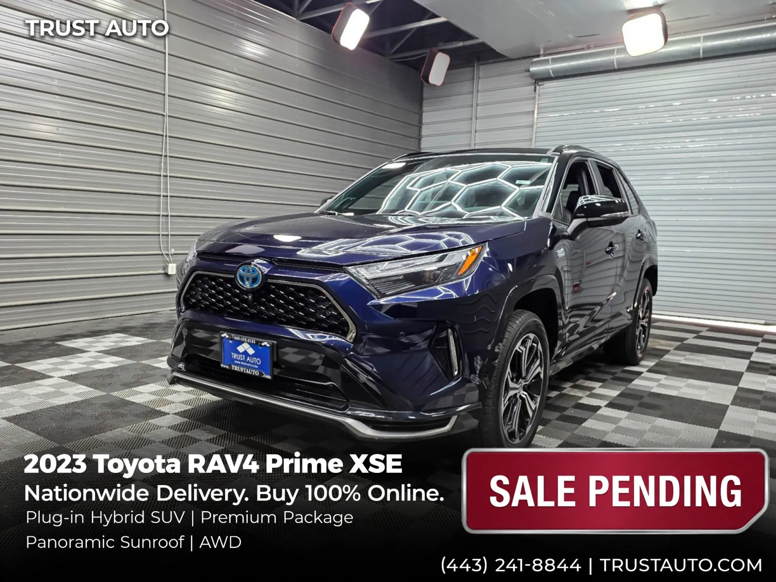 2023 Toyota RAV4 Prime XSE AWD Plug-In-Hybrid SUV w/Premium Pkg for sale in Sykesville, MD