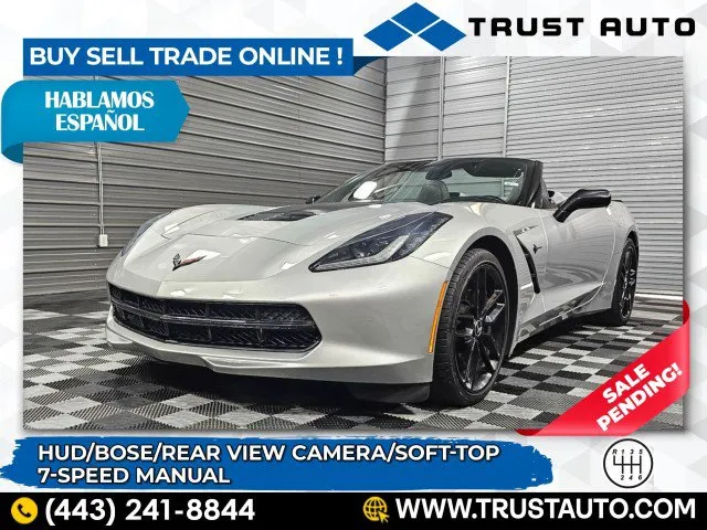 Used 2015 Chevrolet Corvette Stingray Z51 2LT 7-Speed Manual