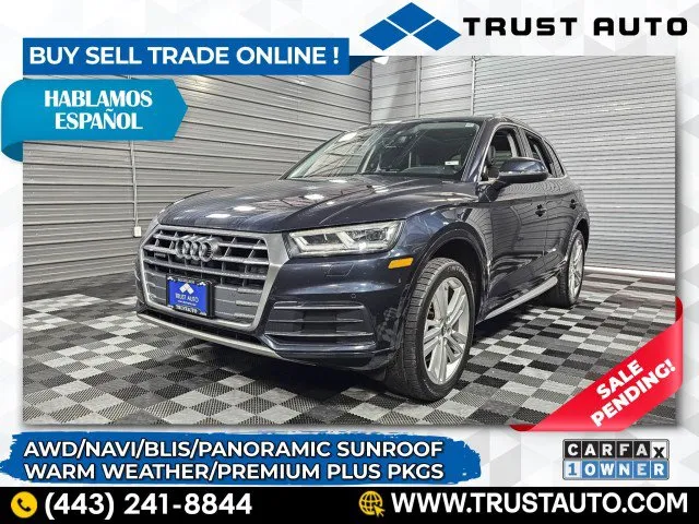 2019 Audi Q5 2.0T Quattro Premium Plus AWD SUV for sale in Sykesville, MD