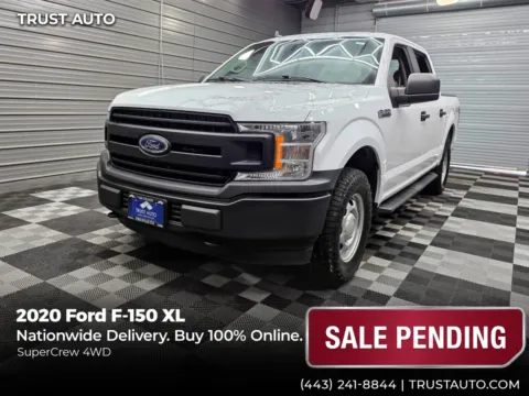White 2020 Ford F-150 XL 4WD SuperCrew Pickup Truck for sale in Sykesville, MD