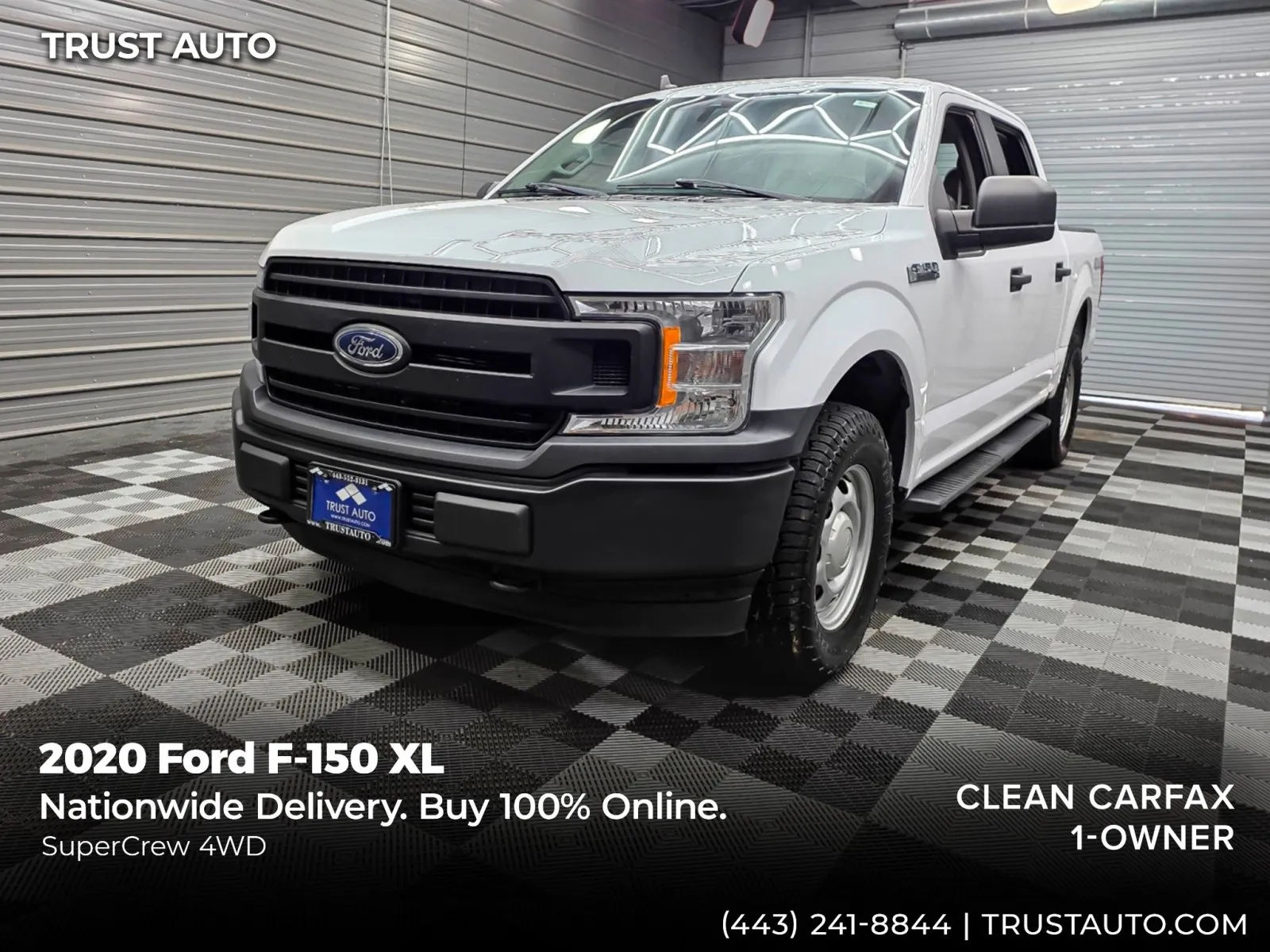2020 Ford F-150 XL 4WD SuperCrew Pickup Truck