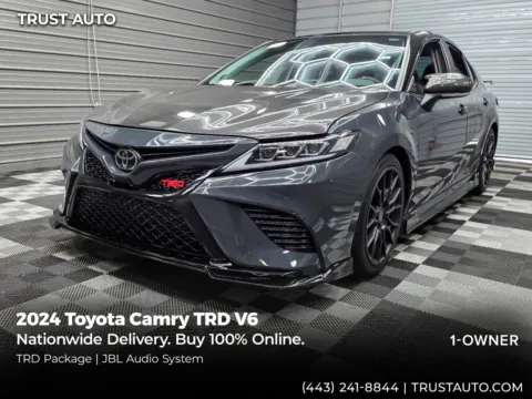 Black 2024 Toyota Camry TRD V6 4-Door Sedan for sale in Sykesville, MD