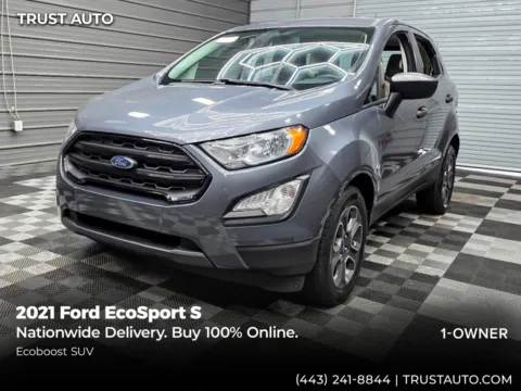 Unknown 2021 Ford EcoSport S Ecoboost SUV for sale in Sykesville, MD