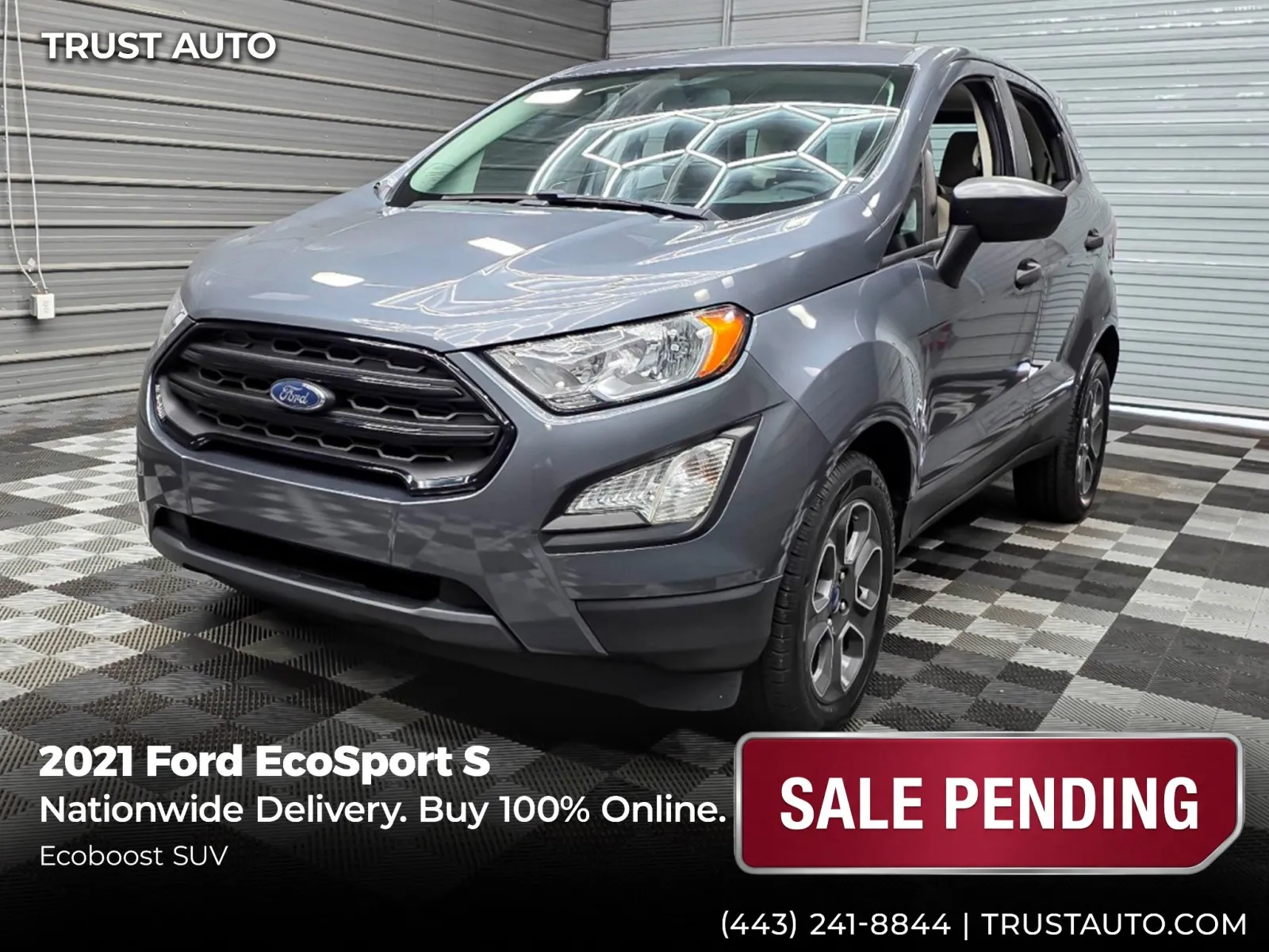 2021 Ford EcoSport S Ecoboost SUV for sale in Sykesville, MD