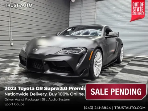White 2023 Toyota GR Supra 3.0 Premium Coupe w/Driver Assist Pkg for sale in Sykesville, MD