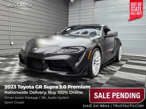 White 2023 Toyota GR Supra 3.0 Premium Coupe w/Driver Assist Pkg for sale in Sykesville, MD