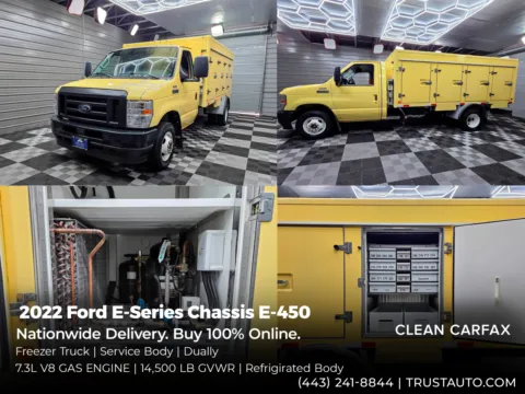 Yellow 2022 Ford E-Series Chassis E-450 Super Duty 158 Cutaway RWD for sale in Sykesville, MD