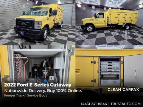 Yellow 2022 Ford E-Series Chassis E-450 Super Duty 158 Cutaway RWD for sale in Sykesville, MD