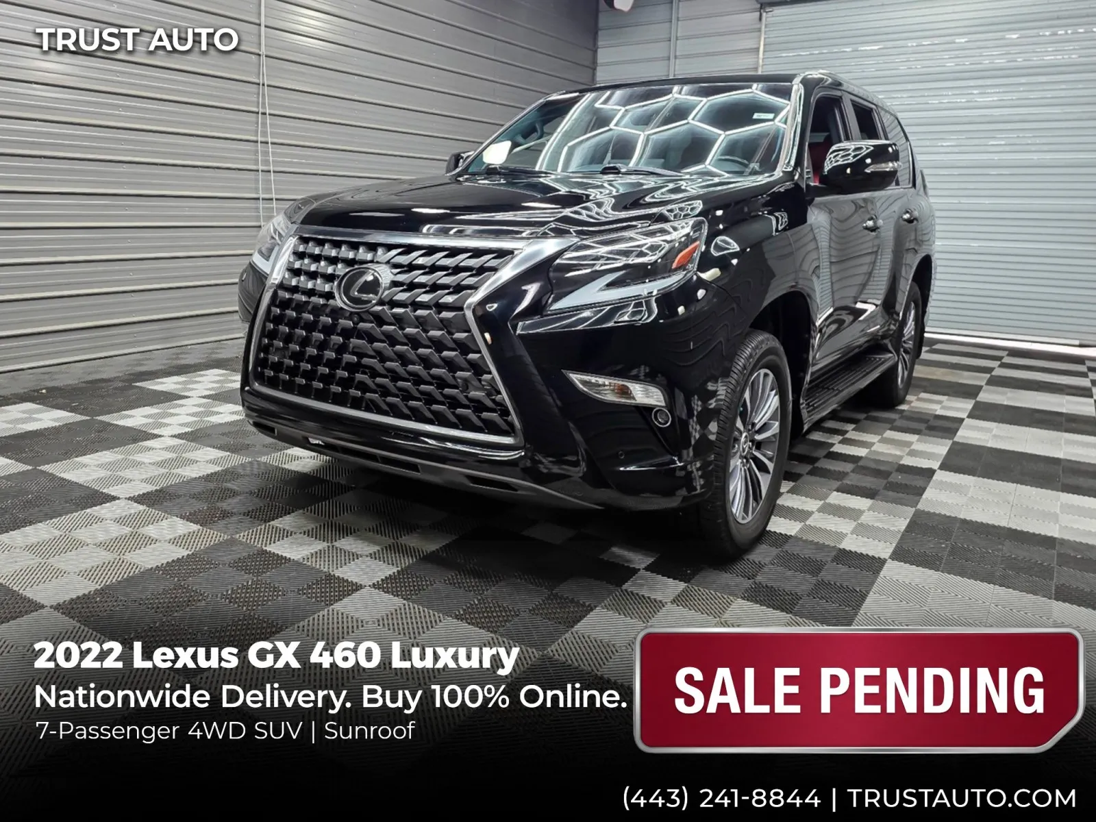 2022 Lexus GX 460 Luxury 4WD 7-Passenger SUV for sale in Sykesville, MD