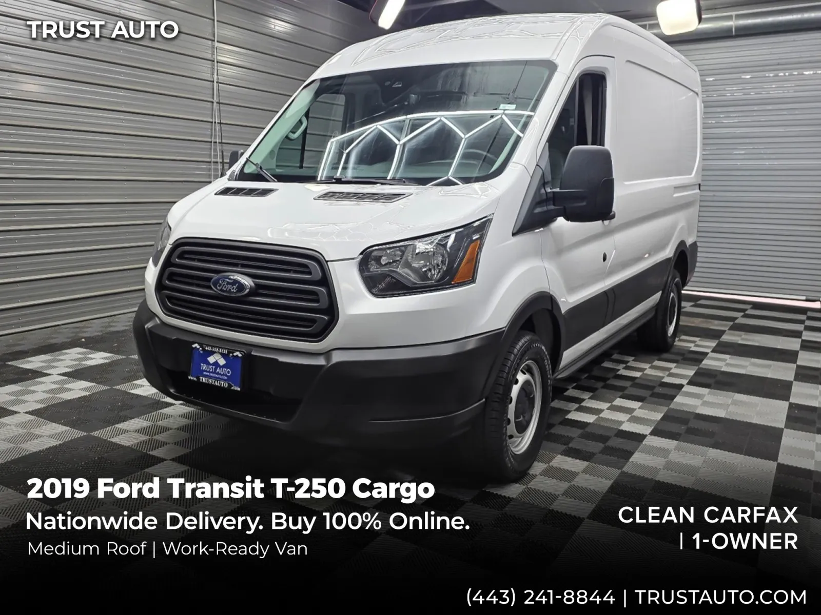 2019 Ford Transit 250 Med Roof Sliding Pass. 130 WB's photo