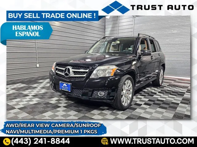 2012 Mercedes-Benz GLK-Class GLK 350 4MATIC AWD SUV w/Premium 1 Pkg for sale in Sykesville, MD