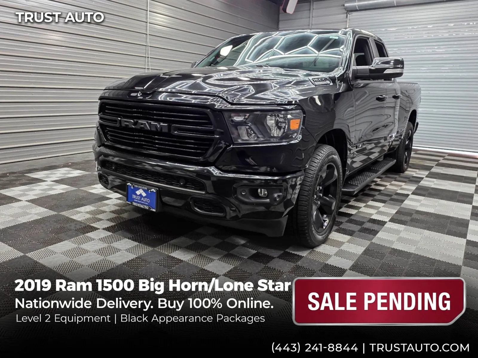 2019 Ram 1500 Big Horn/Lone Star 4WD Quad Cab Pickup Truck w/Level 2 Equipment for sale in Sykesville, MD