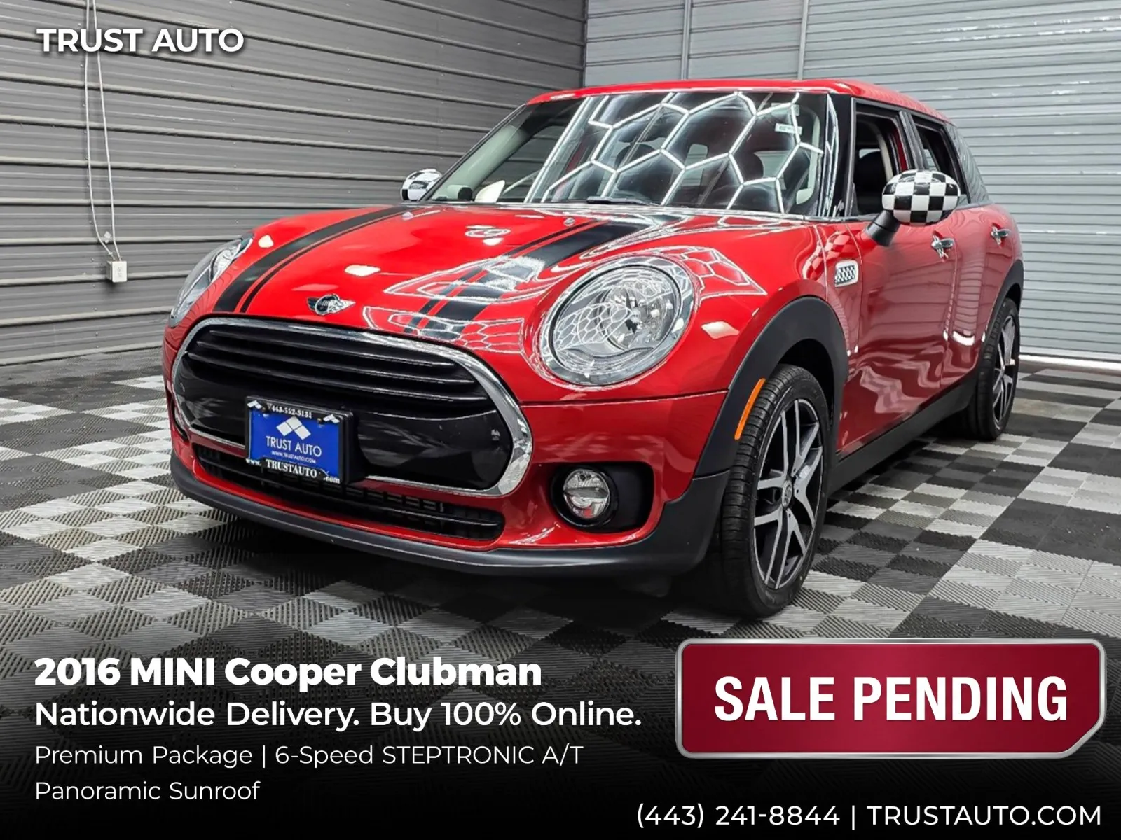 2016 MINI Cooper Clubman 4-Door Wagon w/Premium Pkg for sale in Sykesville, MD