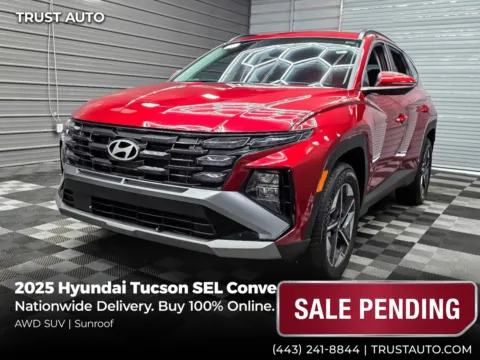 Red 2025 Hyundai Tucson SEL Convenience AWD SUV for sale in Sykesville, MD