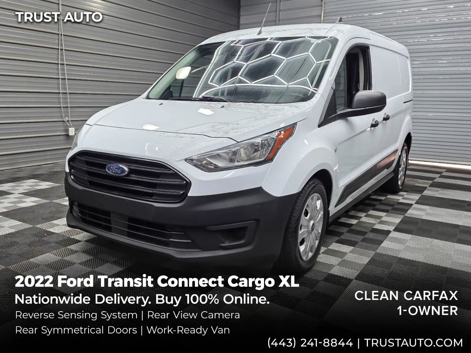 Used 2022 Ford Transit Connect Cargo XL 121'' LWB Minivan/Van w