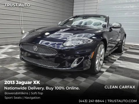 Black 2013 Jaguar XK Soft-Top Sport Convertible for sale in Sykesville, MD