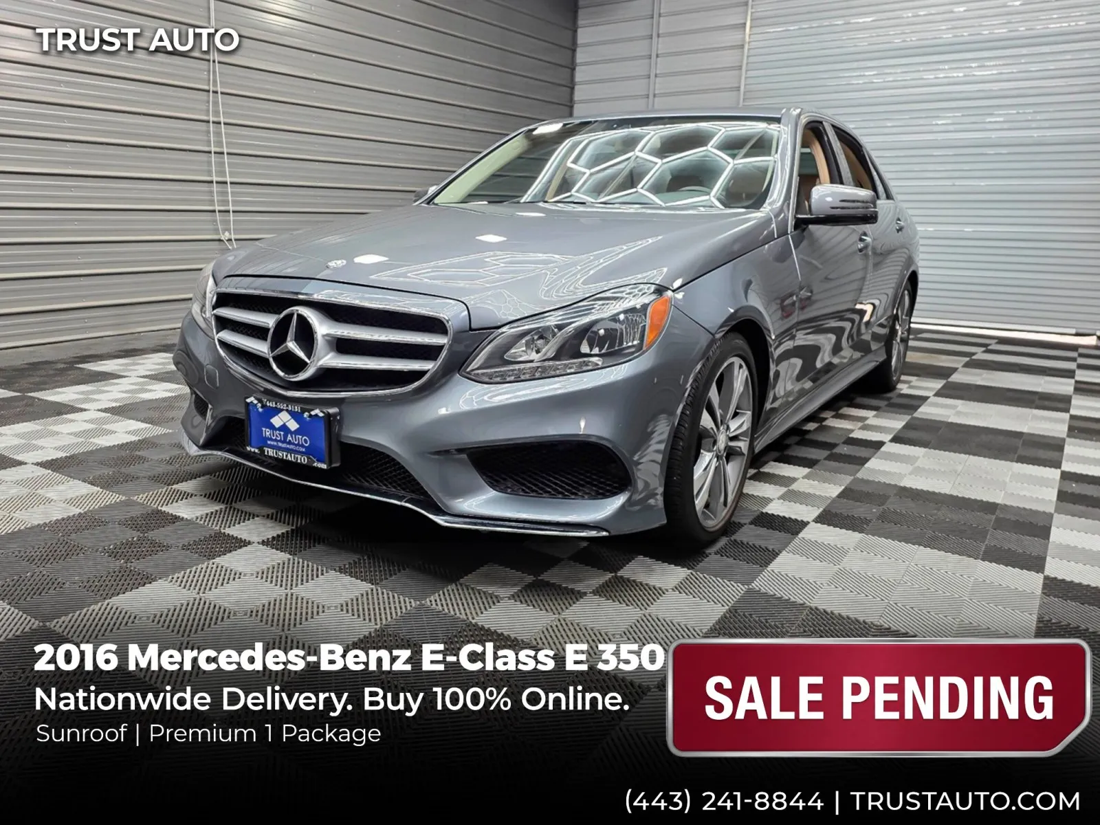 Gray 2016 Mercedes-Benz E-Class E 350 Sport 4-Door Sedan for sale in Sykesville, MD