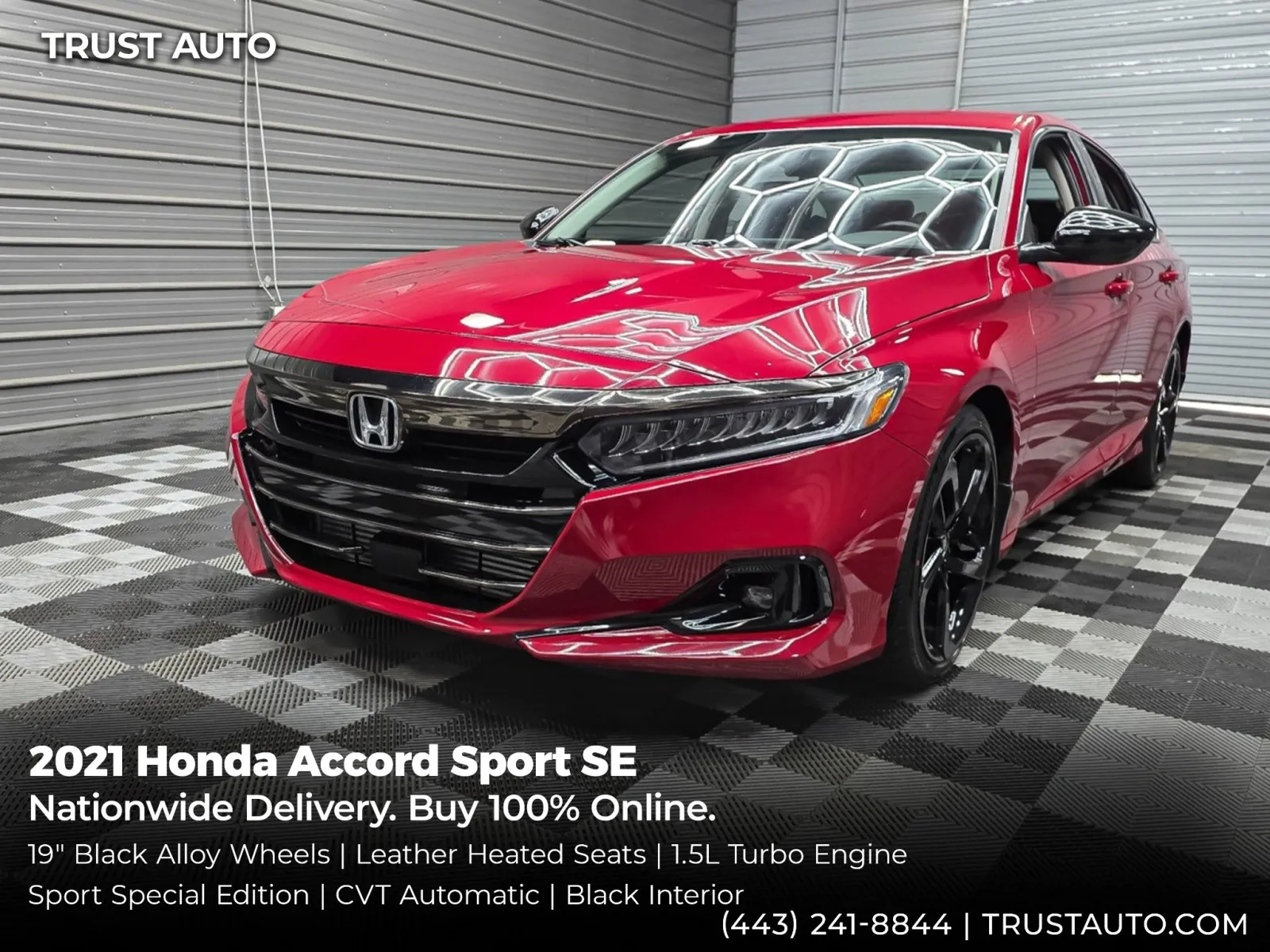 2021 Honda Accord Sport SE Sedan