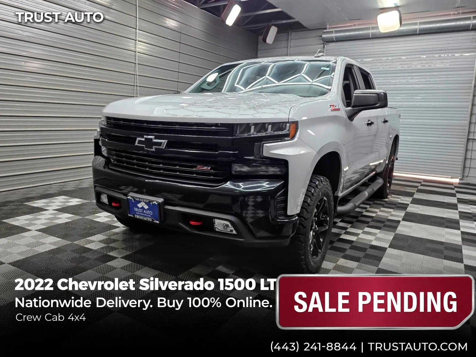 2022 Chevrolet Silverado 1500 LTD LT Trail Boss 4WD Crew Cab Pickup Truck