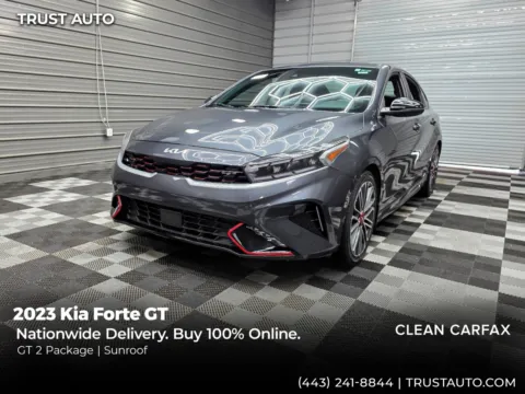 Gray 2023 Kia Forte GT 4-Door Sedan for sale in Sykesville, MD