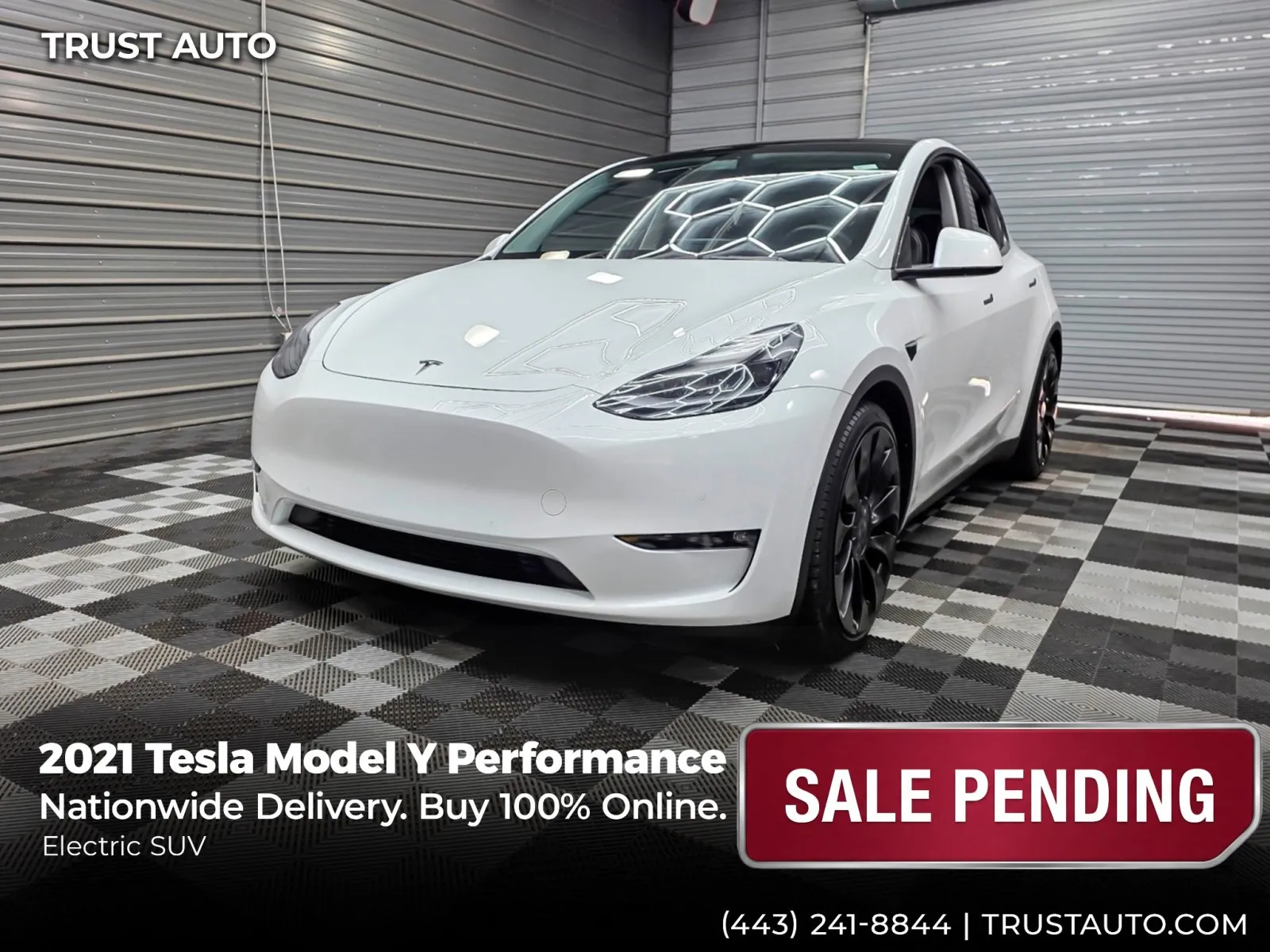 2021 Tesla Model Y Performance AWD Electric Luxury Sedan