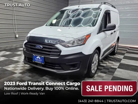 White 2023 Ford Transit Connect Cargo XL 105''WB Minivan/Van for sale in Sykesville, MD