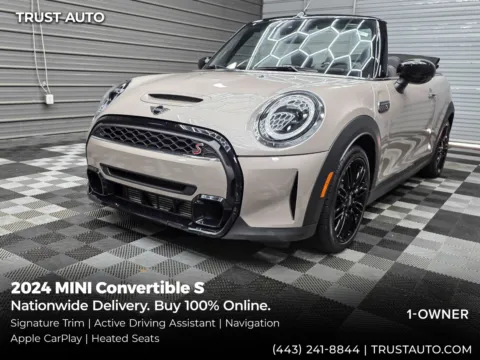 Gray 2024 MINI Convertible S Soft-Top Convertible for sale in Sykesville, MD