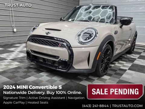 Gray 2024 MINI Convertible S Soft-Top Convertible for sale in Sykesville, MD