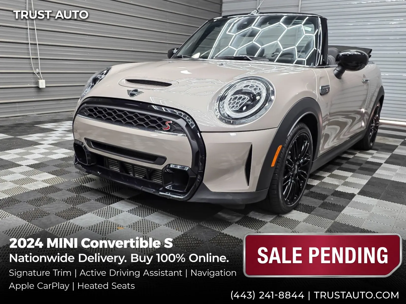 2024 MINI Convertible S Soft-Top Convertible for sale in Sykesville, MD