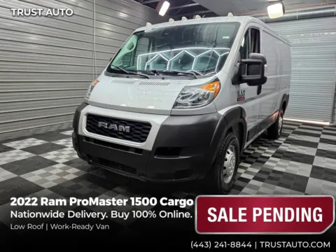 Silver 2022 Ram ProMaster 1500 Cargo 136''WB Low Roof Minivan/Van for sale in Sykesville, MD