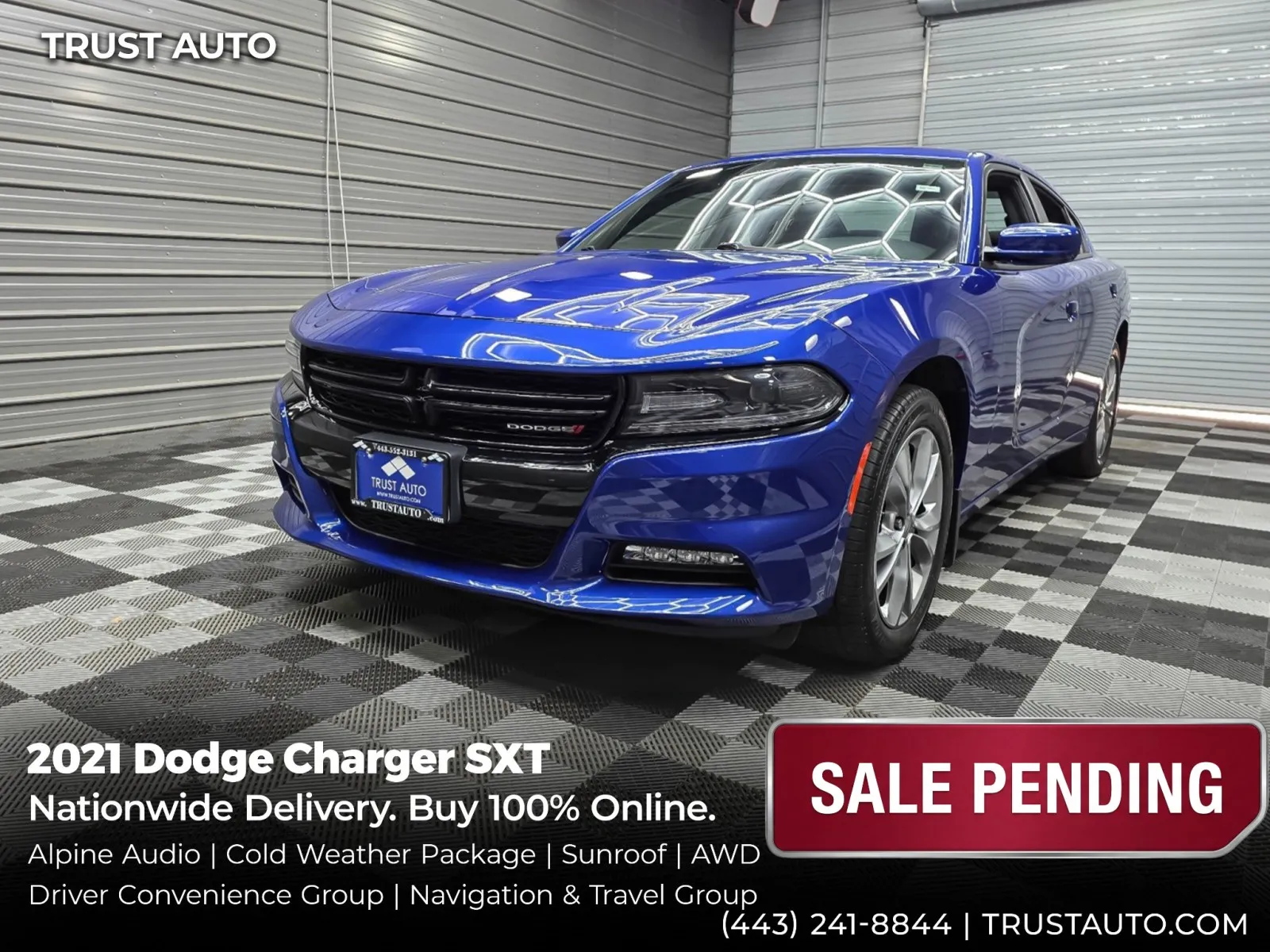2021 Dodge Charger SXT AWD Sedan for sale in Sykesville, MD
