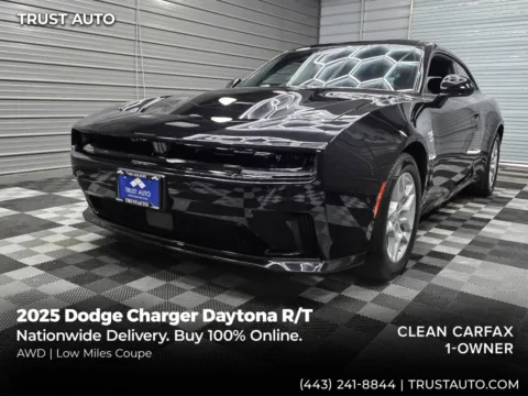 Black 2025 Dodge Charger Daytona R/T AWD Coupe for sale in Sykesville, MD