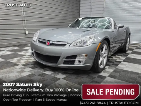 Silver 2007 Saturn Sky 5-Speed Manual Soft-Top Convertible Coupe for sale in Sykesville, MD