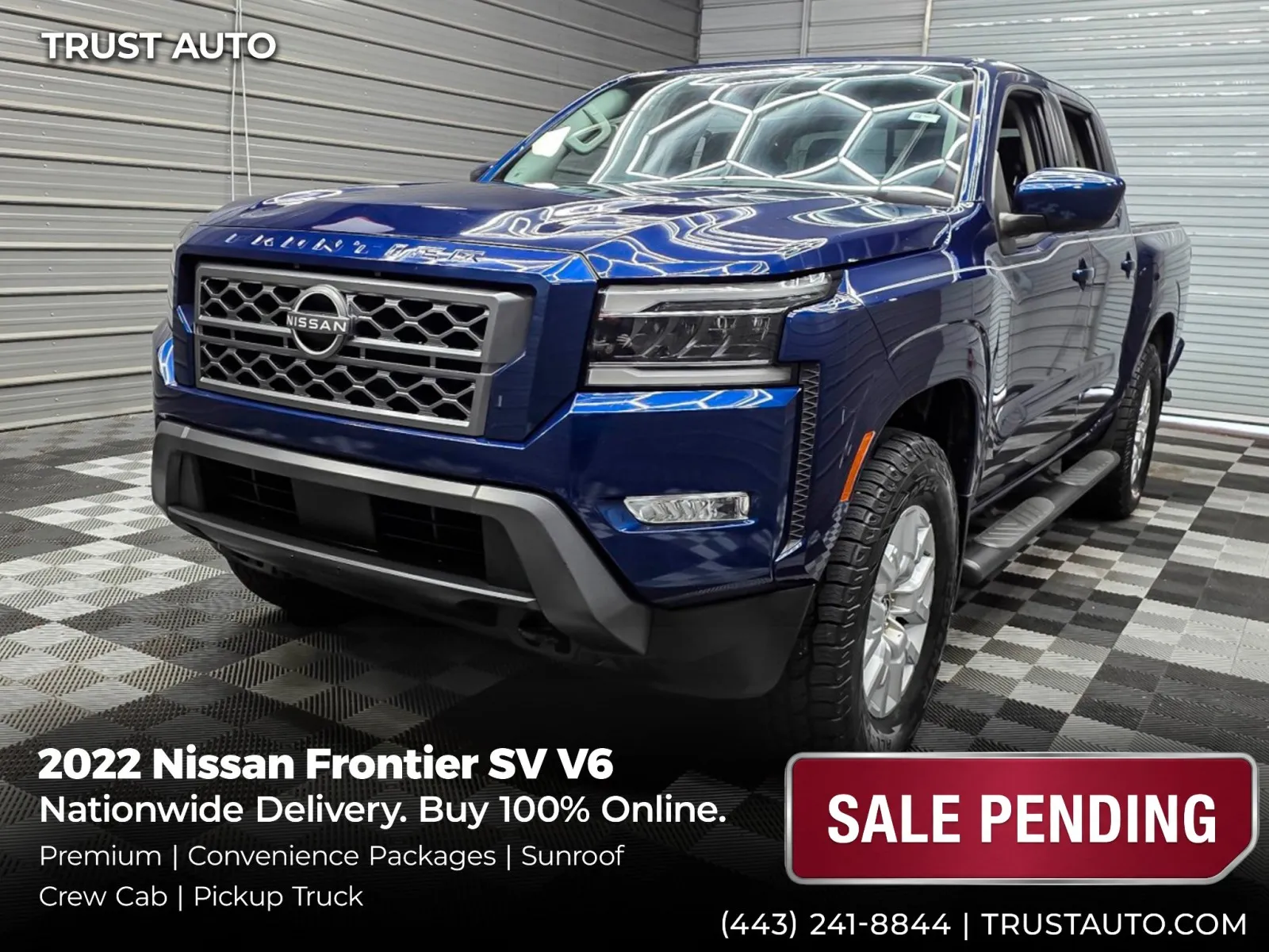 2022 Nissan Frontier SV Crew Cab Pickup Truck w/Premium/Convenience Pkg for sale in Sykesville, MD