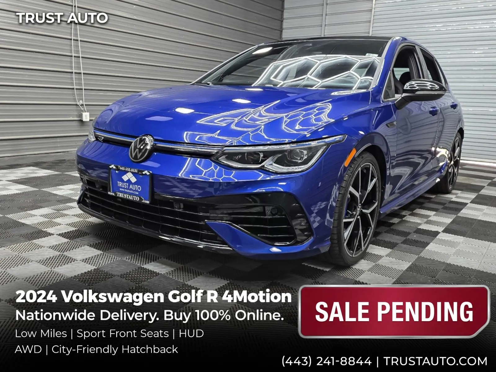 2024 Volkswagen Golf R 4Motion AWD Hatchback for sale in Sykesville, MD