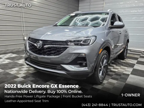 Gray 2022 Buick Encore GX Essence 4-Door SUV for sale in Sykesville, MD