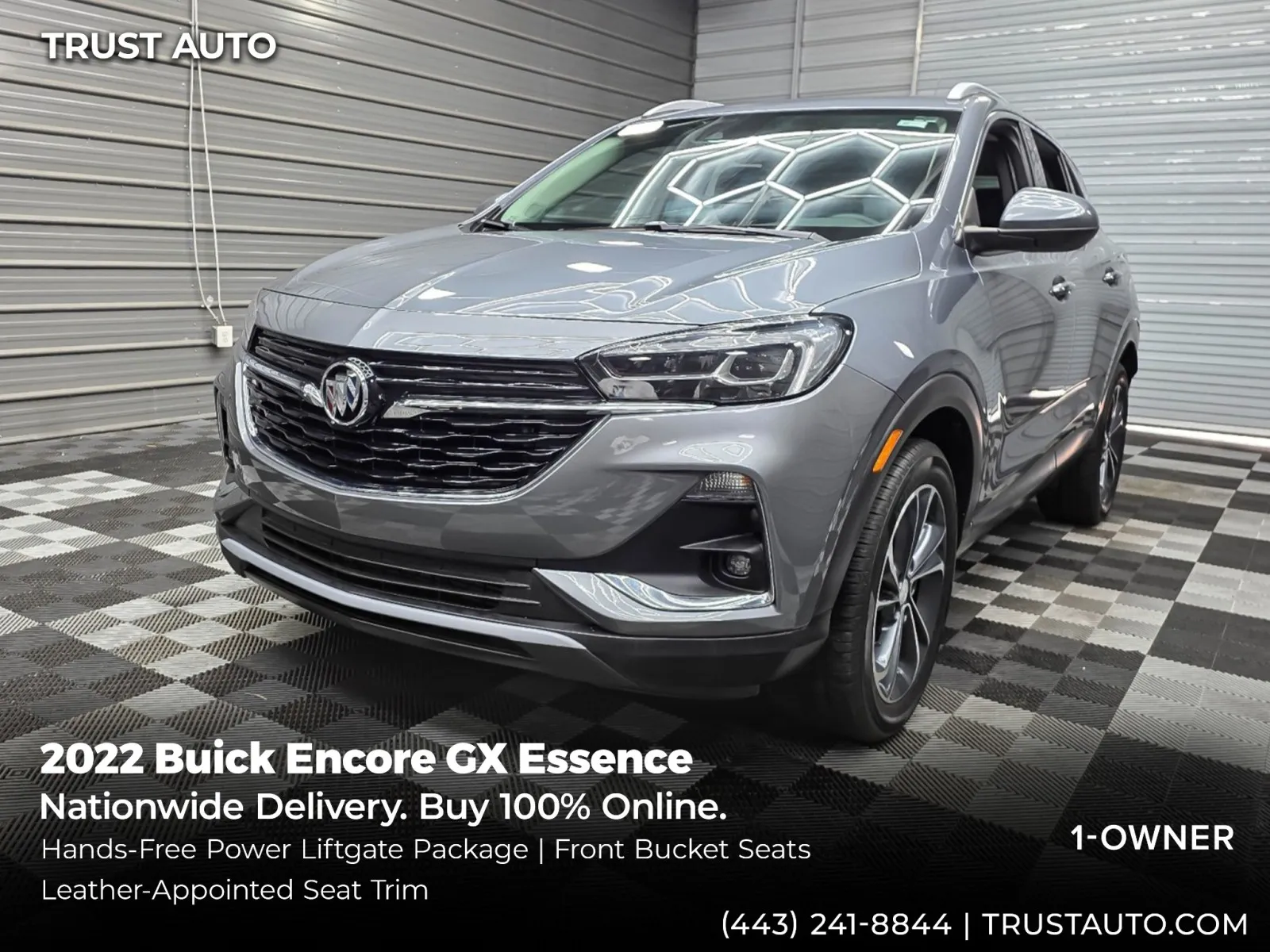 Gray 2022 Buick Encore GX Essence 4-Door SUV for sale in Sykesville, MD