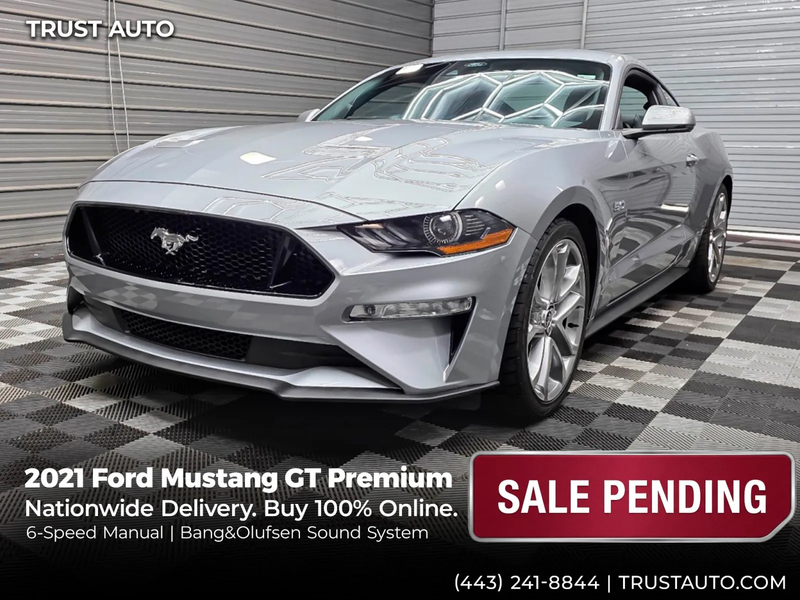 2021 Ford Mustang GT Premium 6-Speed Manual Sport Coupe for sale in Sykesville, MD