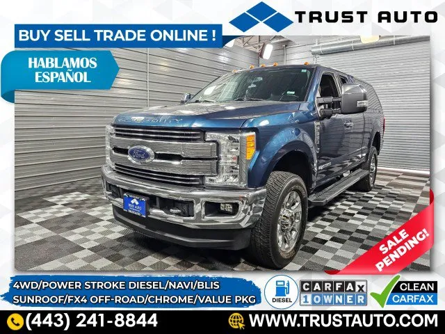 2017 Ford Super Duty F-350 SRW Lariat 4WD SuperCab Power Stroke Diesel Pickup Truck w/FX4 Off R for sale in Sykesville, MD