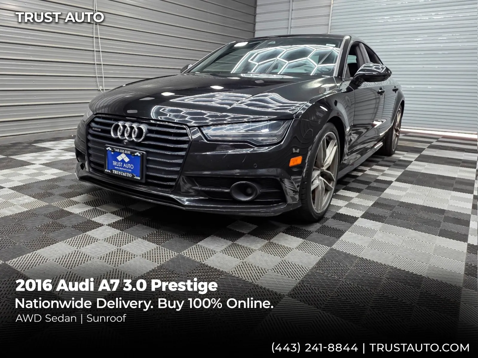 2016 Audi A7 3.0 Prestige Prestige HB Quattro AWD Hatchback for sale in Sykesville, MD