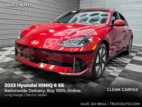 Red 2023 Hyundai IONIQ 6 SE Long Range Electric Sedan for sale in Sykesville, MD